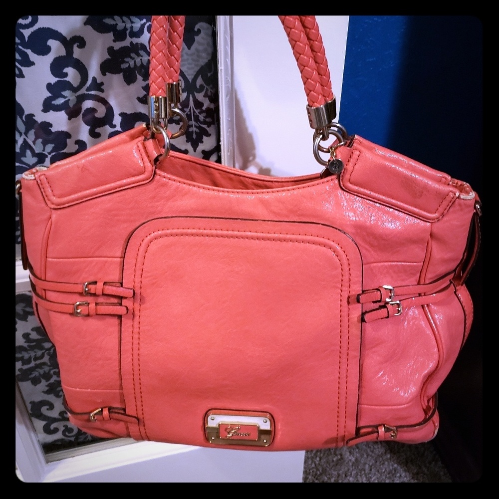 Coral Guess purse